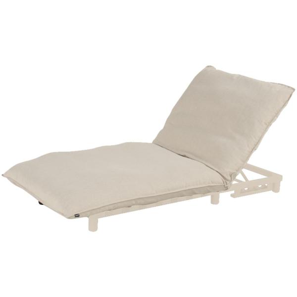 Hartman All Weather Loungebed - Beige kussen - Sand frame