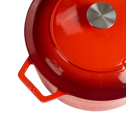 MOA Gietijzeren Braadpan 5,7L Rood