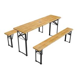 Afbeelding Biertafel met banken