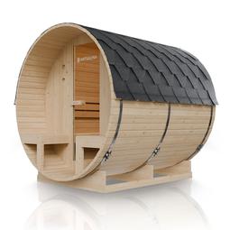 Barrelsauna Spitsbergen 220 cm met 2 banken paclshot